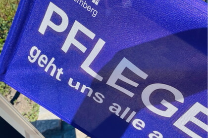 Kundgebung gegen die geplante Pflegereform